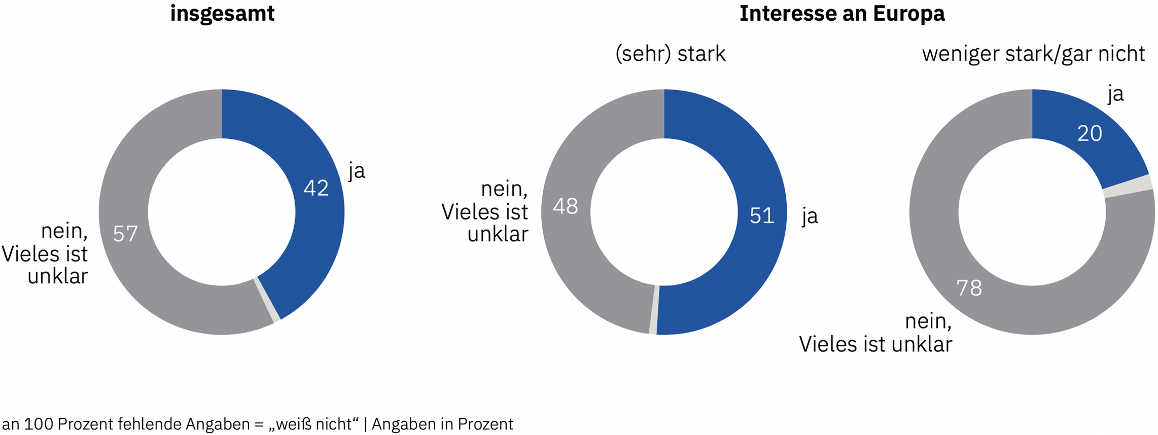 Datenvisualisierung der Umfrageergebnisse